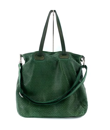 Sac RE EDITION en Cuir Perforé Vert Jusqu'à 80% De Réduction