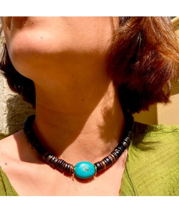 Large Ras de Cou Turquoise livraison gratuite