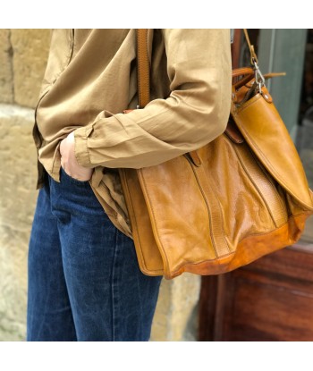 Sac AMALFI en Cuir Sunflower basket pas cher