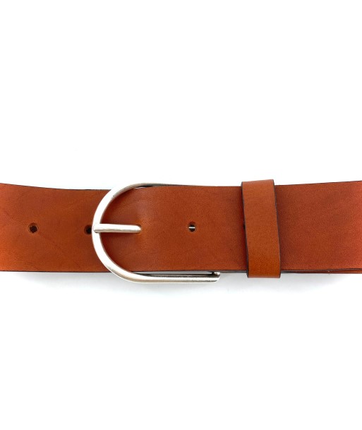 Ceinture Boucle Arrondie en Cuir Whisky une grave pollution 