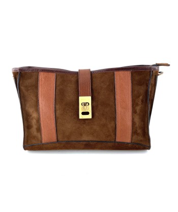 Sac MARIANA en Cuir et Daim Brown votre