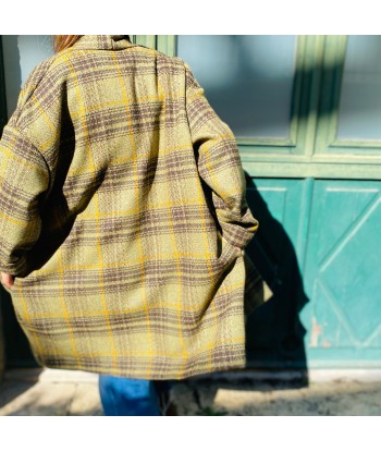 Manteau TOM à Carreaux Vert des créatures d'habitude