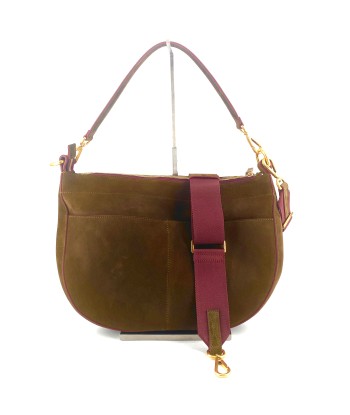 Sac GABY en Veau Velours Couleur Mousse prix