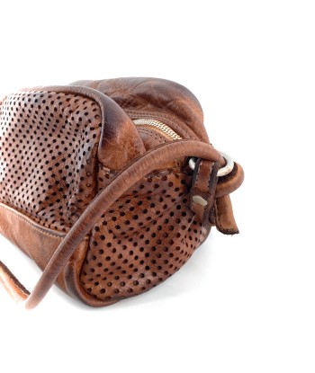 Sac CUBE en Cuir Perforé Camel prix pour 