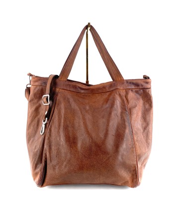 Sac IN CITTA en Cuir Lavé Camel commande en ligne