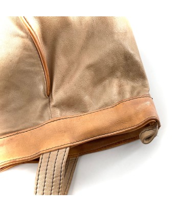 Sac IN CITTA en Cuir Lavé Beige et Camel de technologie