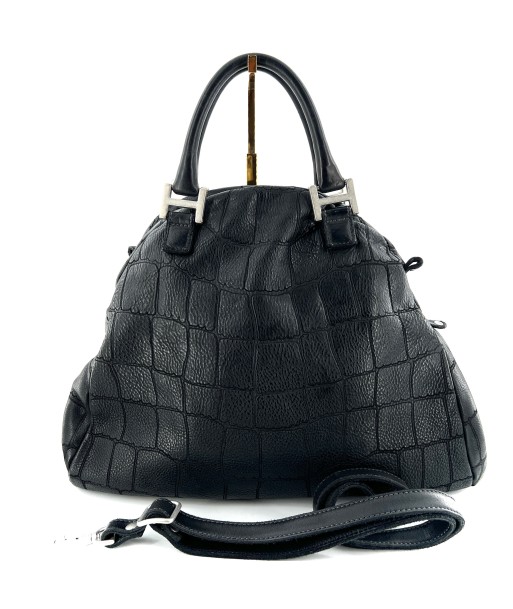 Sac ALPES en Cuir Coco Noir sur le site 