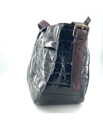 Sac GLOBO en Cuir Black shop