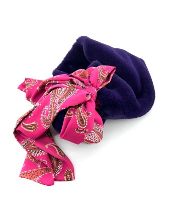 Col en Fausse Fourrure Violet / Fuschia prix pour 