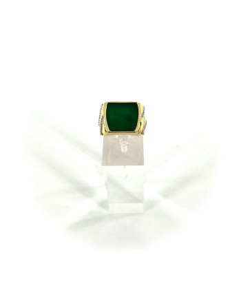 Bague SEEMA en Onyx Vert l'évolution des habitudes 