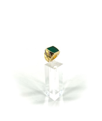 Bague SEEMA en Onyx Vert l'évolution des habitudes 