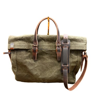 Sac BUSINESS REMIX en Toile Stonewashed Kaki sur le site 