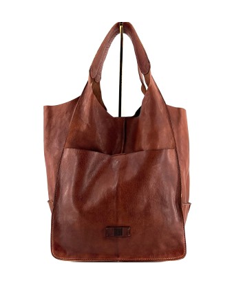 Sac Cabas en Cuir Camel Le MVP de beaucoup