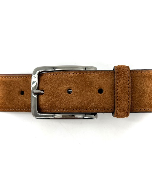 Élégante Ceinture en Daim Cognac offre 