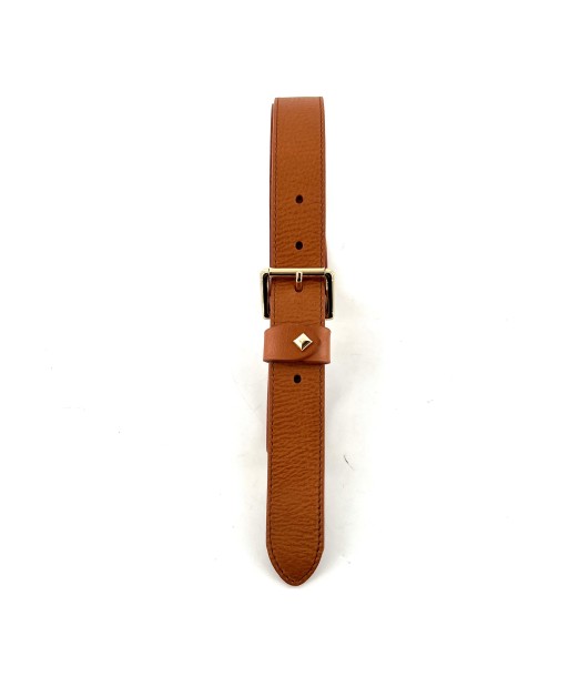 Ceinture LA TURENNE en Cuir Tobacco Pour