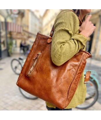 Sac OUTDOOR en Cuir Caramel suggérées chez