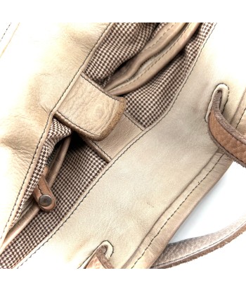 Sac RE EDITION en Cuir Perforé Latte Le MVP de beaucoup