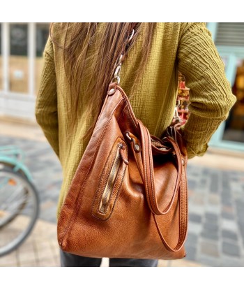 Sac OUTDOOR en Cuir Caramel suggérées chez