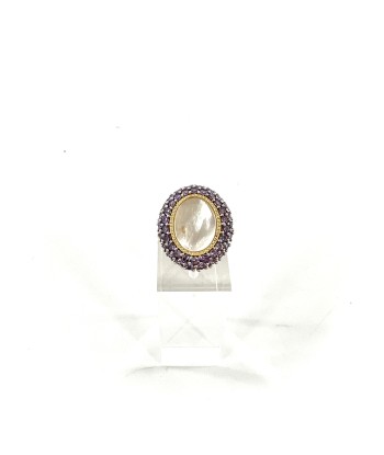 Bague MIRAGE en Plaqué Or et Nacre 50-70% off 