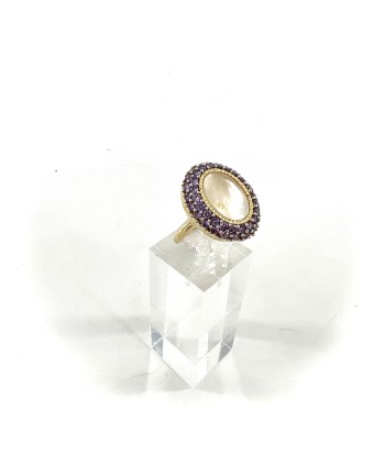 Bague MIRAGE en Plaqué Or et Nacre 50-70% off 