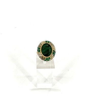 Bague MIRAGE en Plaqué Or et Aventurine sur le site 