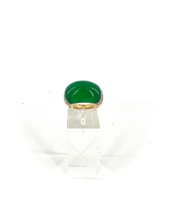 Bague AMENZA en Plaqué Or et Onyx Vert Venez découvrir notre 