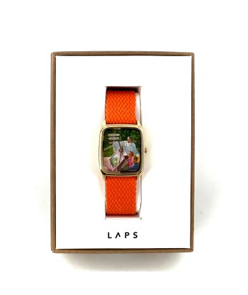 Montre THE WAY Bracelet Perlon Orange à prix réduit toute l'année