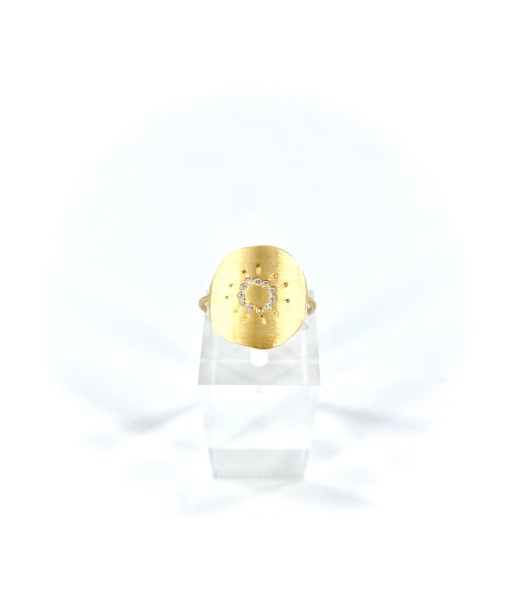 Bague GOLD HOURS Zircons BLancs JUSQU'A -70%! 