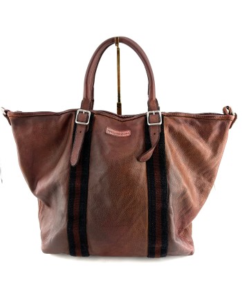 Sac STAR MOVIE en Cuir Rusty Brown de France