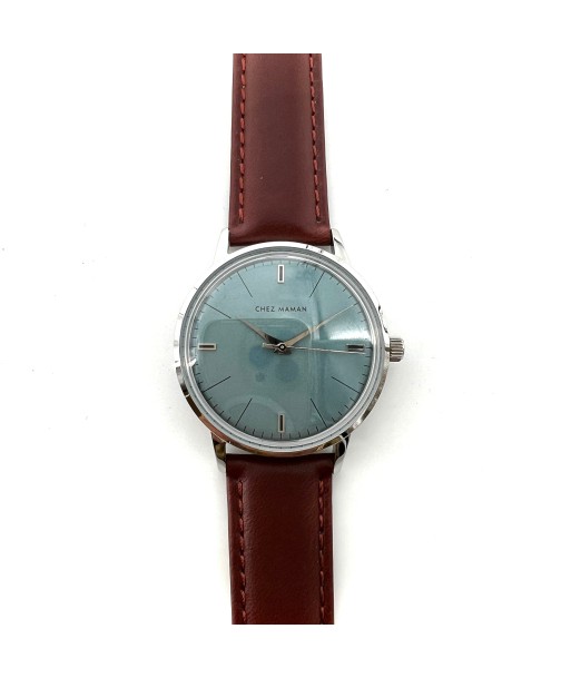 Montre TERTIO Denim / Brown soldes