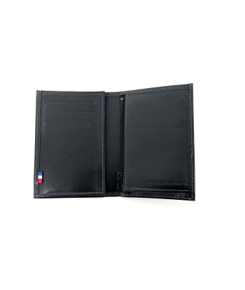 Portefeuille Vertical en Cuir Noir "Made In France" france