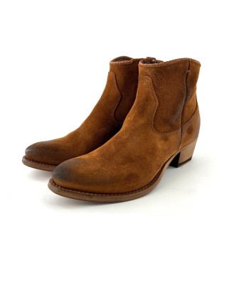 Boots Tiag Zippée Intérieur en Daim Camel online