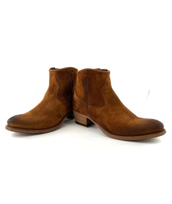 Boots Tiag Zippée Intérieur en Daim Camel online