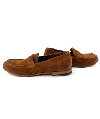 Mocassin en Daim Camel basket pas cher