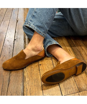 Mocassin Ultra Souple en Daim Camel shop