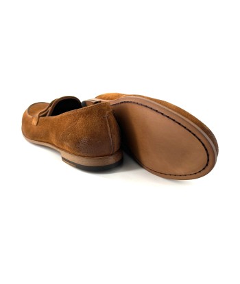 Mocassin en Daim Camel basket pas cher