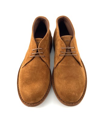 Chaussure Lacets Semi-Montante en Daim Tabac En savoir plus