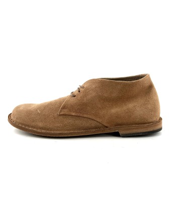 Chaussure Lacets Semi-Montante en Daim Beige chez Cornerstreet bien 