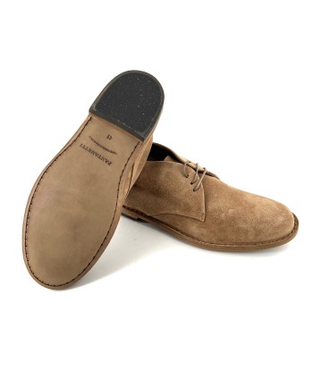 Chaussure Lacets Semi-Montante en Daim Beige chez Cornerstreet bien 