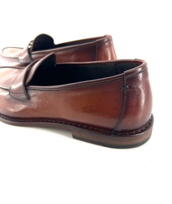 Mocassin en cuir Cognac les ligaments