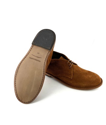 Chaussure Lacets Semi-Montante en Daim Tabac En savoir plus