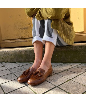 Mocassin Ultra-Souple en Cuir Camel Profitez des Offres !