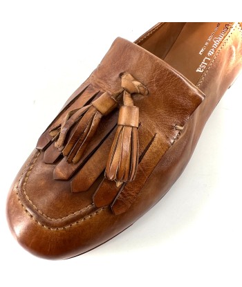 Mocassin Ultra-Souple en Cuir Camel Profitez des Offres !