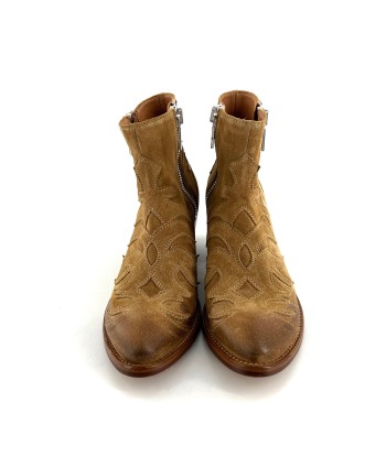 Boots Tiag en Daim Beige la livraison gratuite