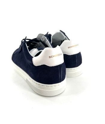 Baskets SPARK CLAY en Nubuck Marine et Cuir Blanc meilleur choix