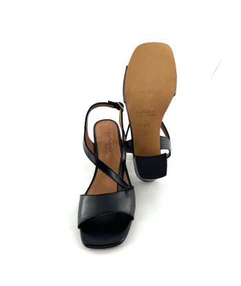 Sandale Talon Trotteur CALIA en Cuir Noir store