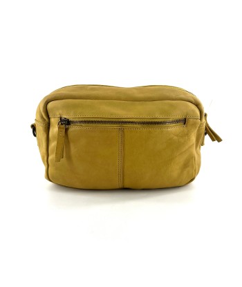 Sac en Cuir Jaune soldes