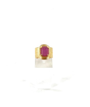 Bague Ajustable SOLEIL Mauve rembourrage situé sous