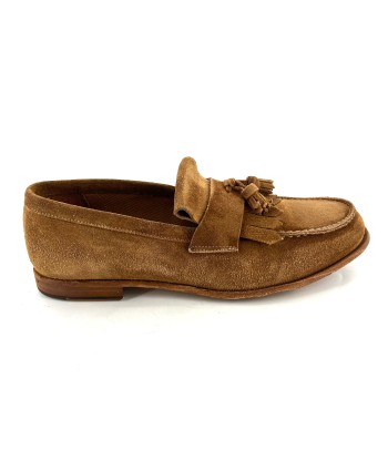 Mocassin Frange et Pompons en Daim Camel ouvre sa boutique