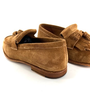 Mocassin Frange et Pompons en Daim Camel ouvre sa boutique